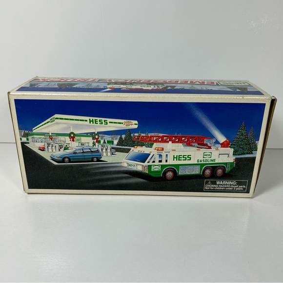 Hess Gasoline Truck "Emergency Truck" in Original Box from 1996 New In Box - Picture 3 of 6